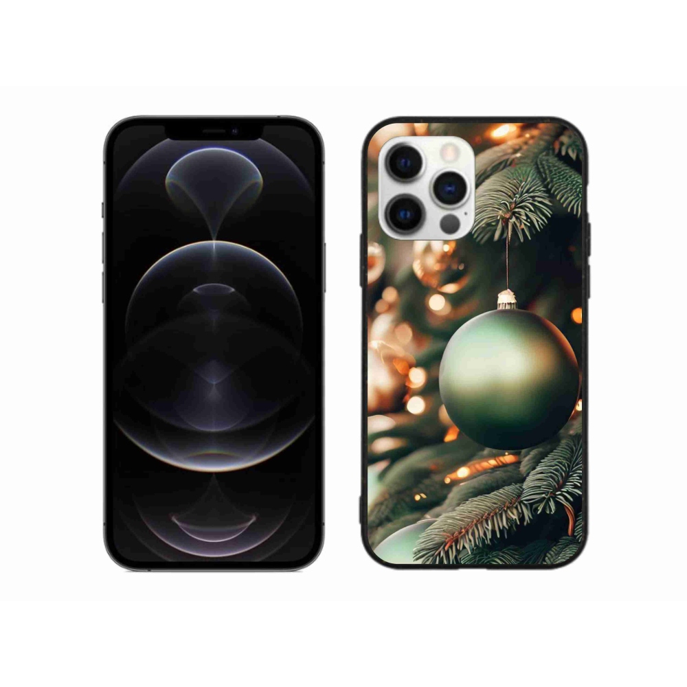 Gélový kryt mmCase na iPhone 12 Pro Max - vianočné ozdoby 1