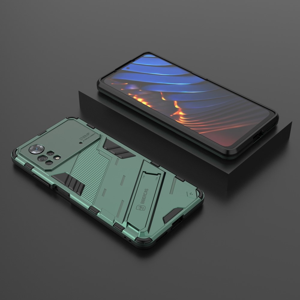 Armory odolný hybridný kryt na Xiaomi Poco X4 Pro 5G - zelený