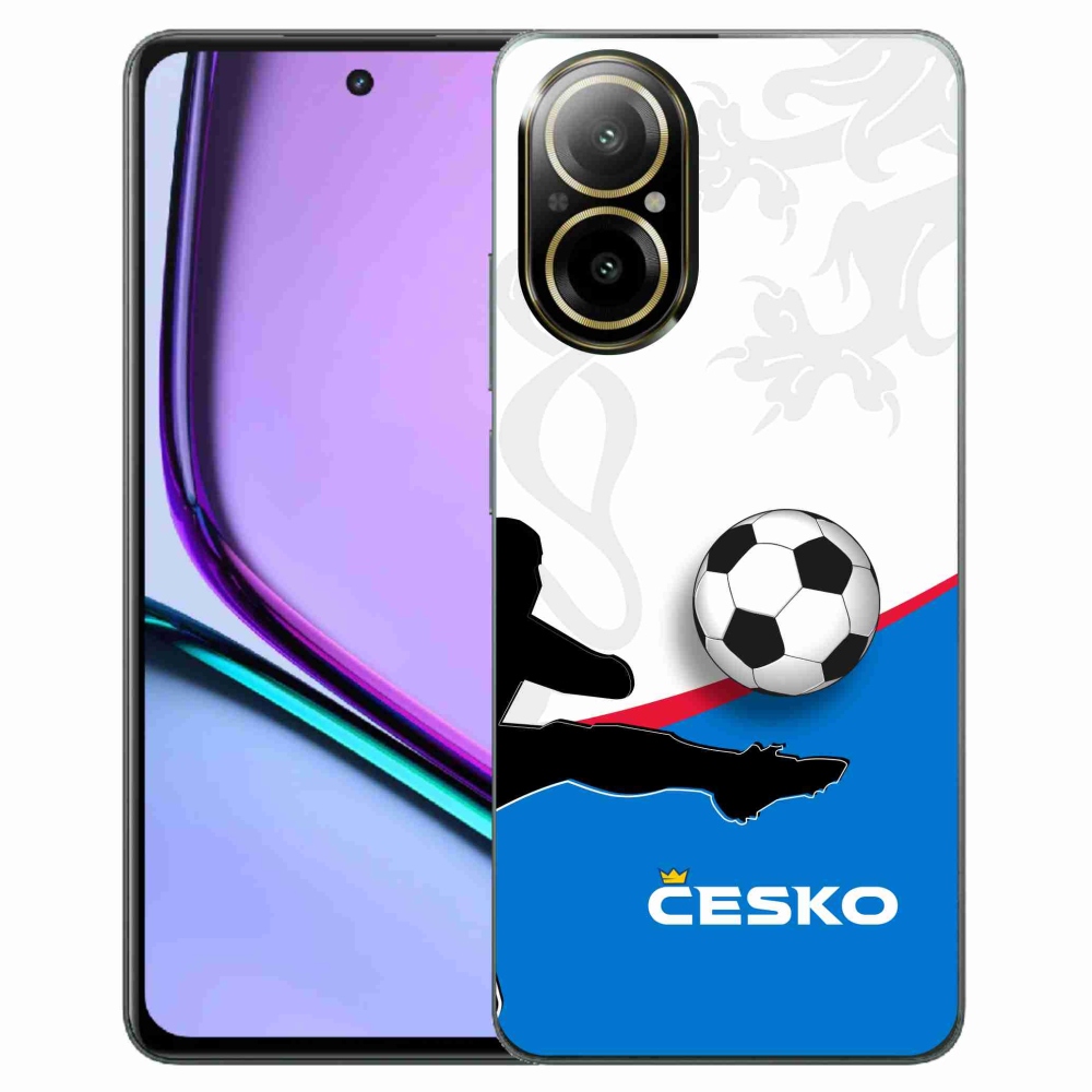 Gélový kryt mmCase na Realme C67 - futbal Česko 3