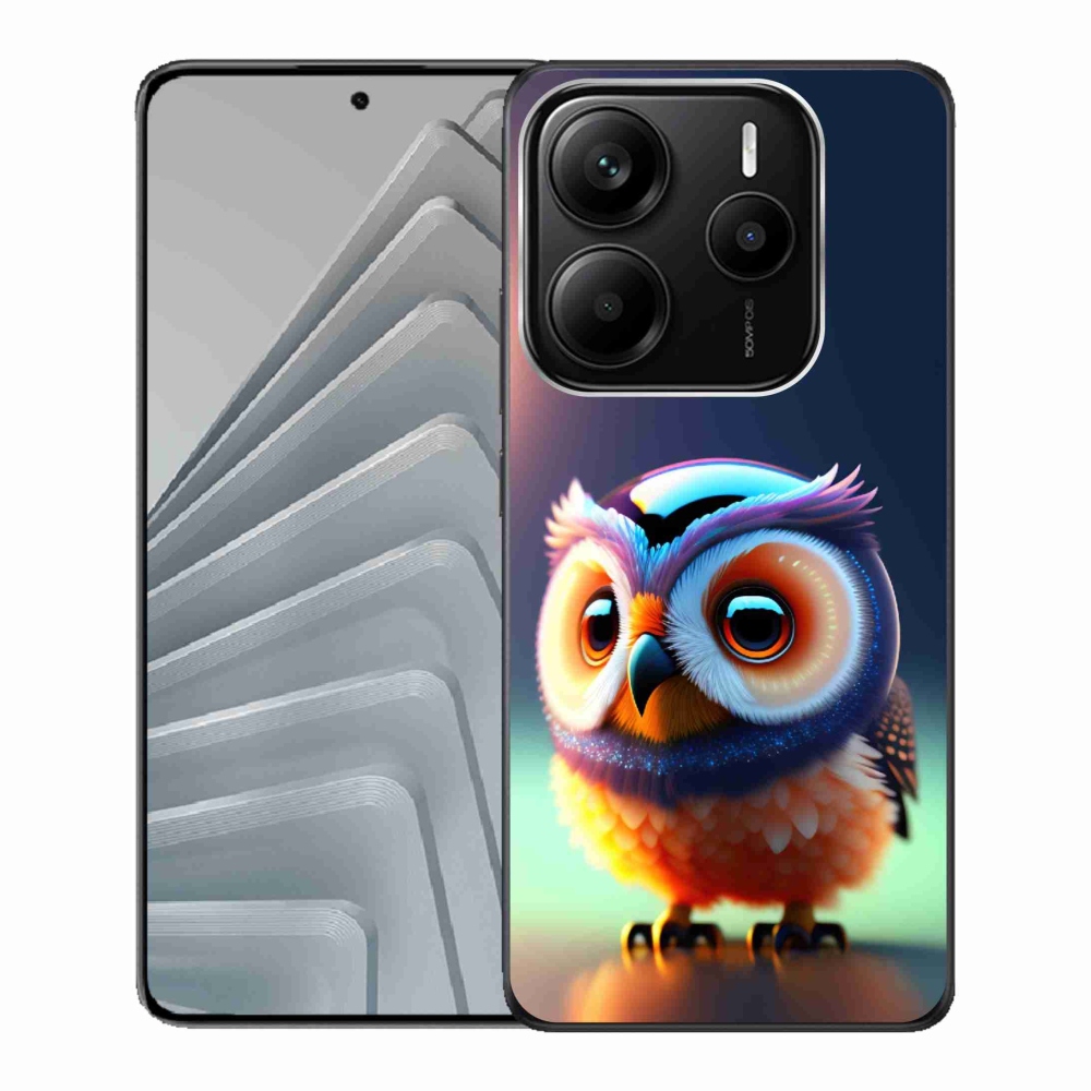 Gélový kryt mmCase na Xiaomi Redmi Note 14 5G - sovička
