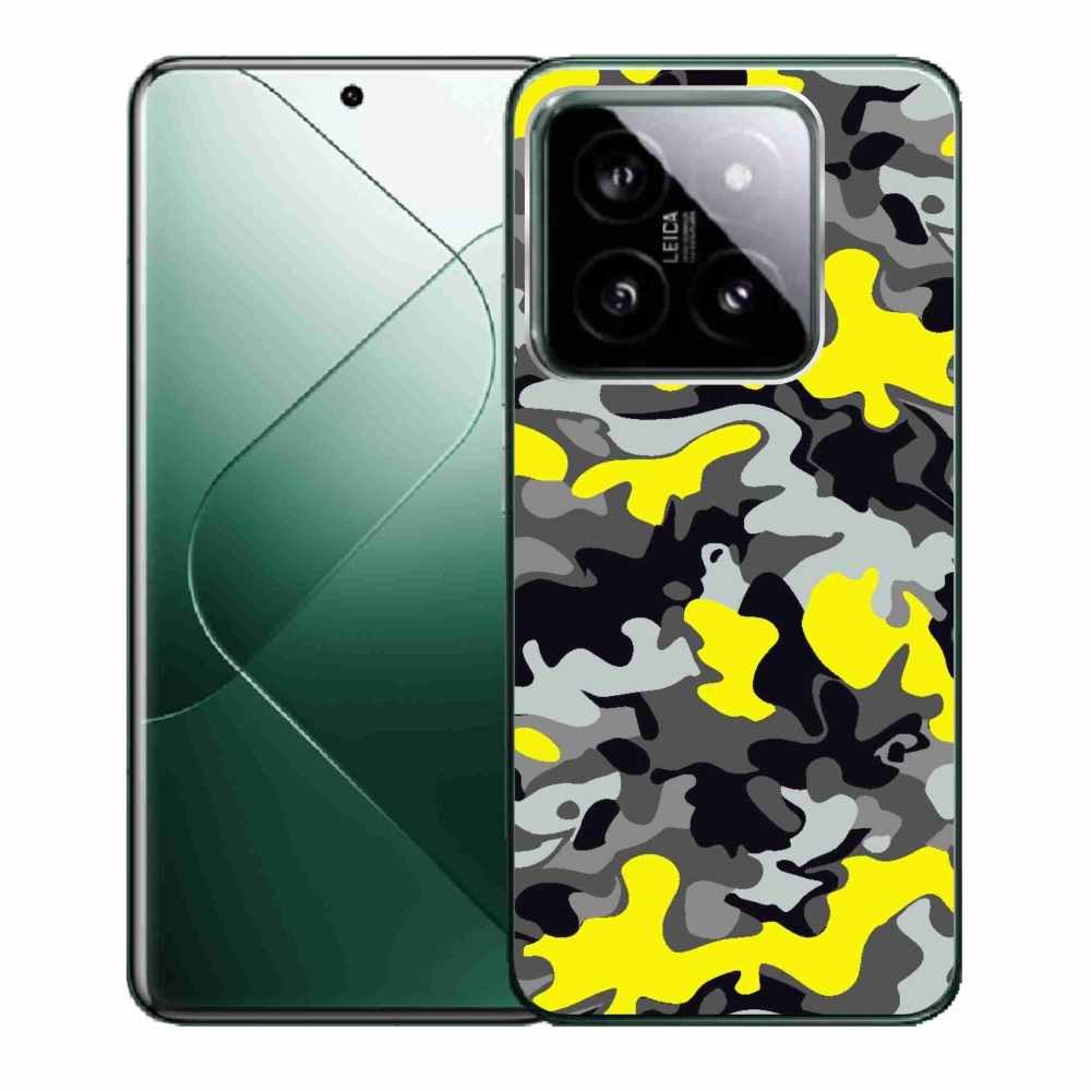 Gélový kryt mmCase na Xiaomi 14 - maskáčový vzor 6