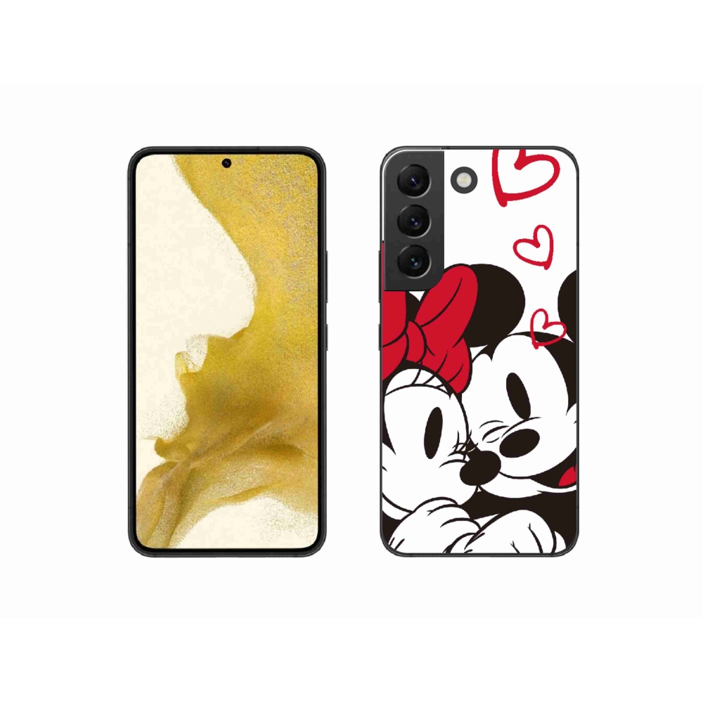 Gélový kryt mmCase na Samsung Galaxy S22 5G - mínnie a mickey