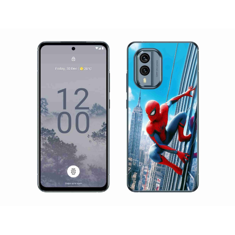 Gelový kryt mmCase na Nokia X30 5G - spiderman