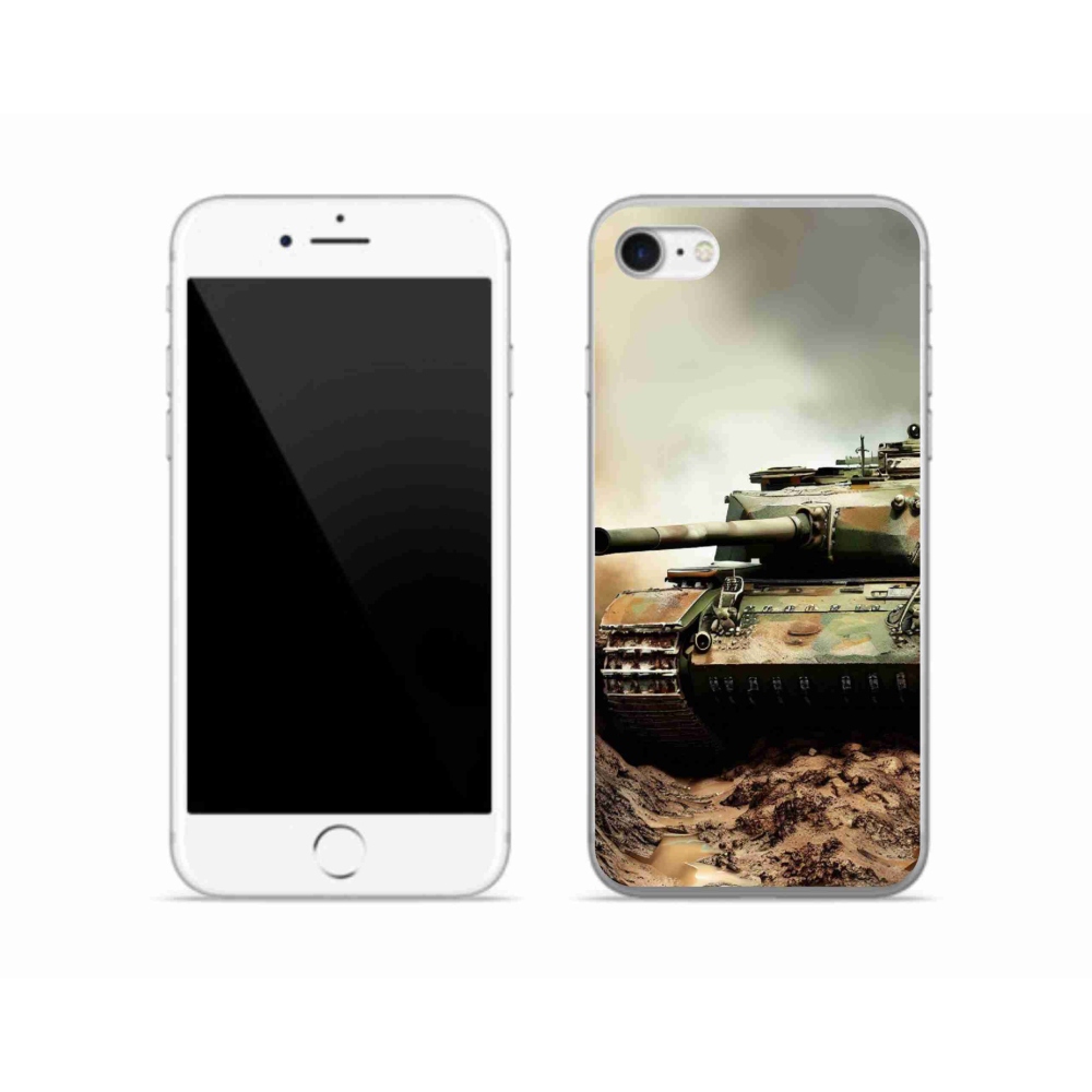 Gélový kryt mmCase na iPhone SE (2022) - tank