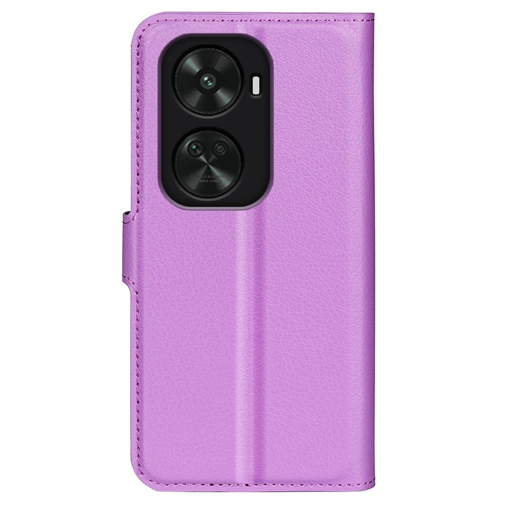 Litchi knižkové puzdro na Huawei Nova 12 SE - fialové