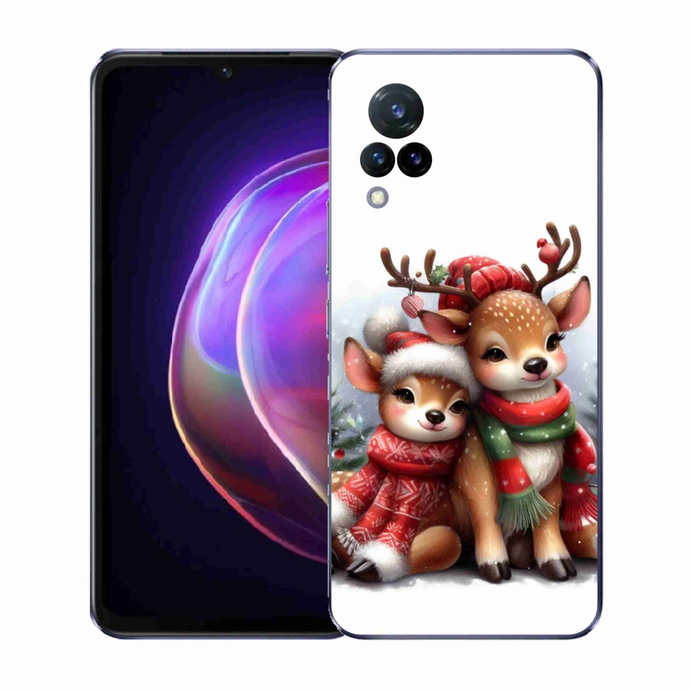 Gélový kryt mmCase na Vivo V21 4G/5G - vianočné soby