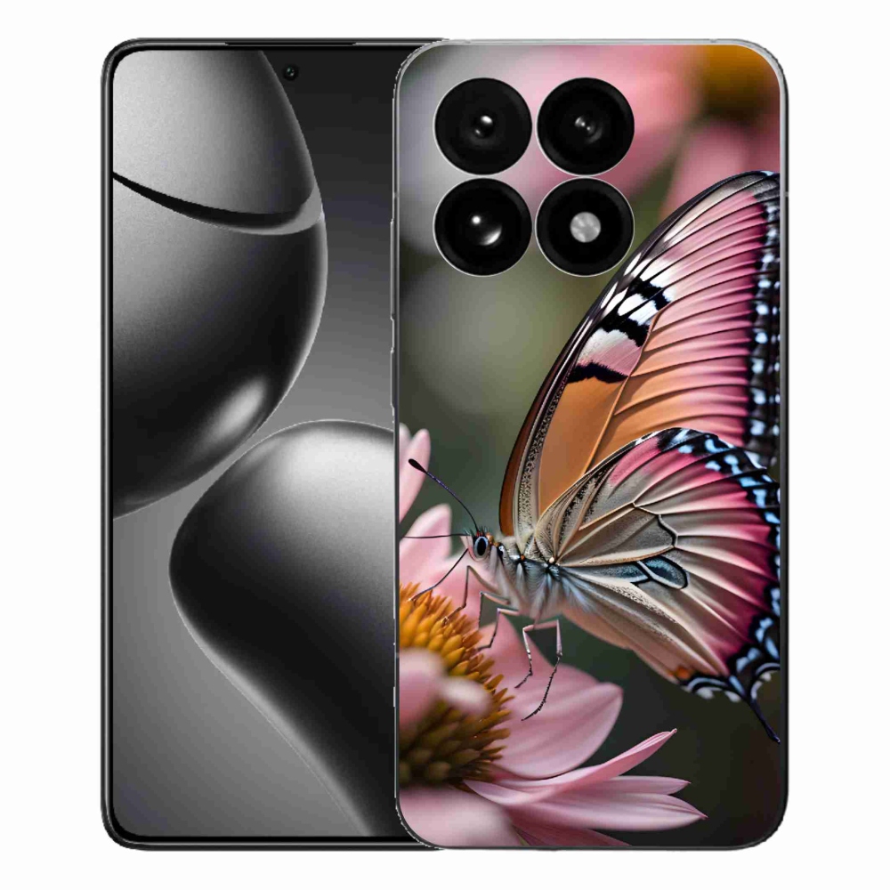 Gélový kryt mmCase na Xiaomi 15T - farebný motýľ