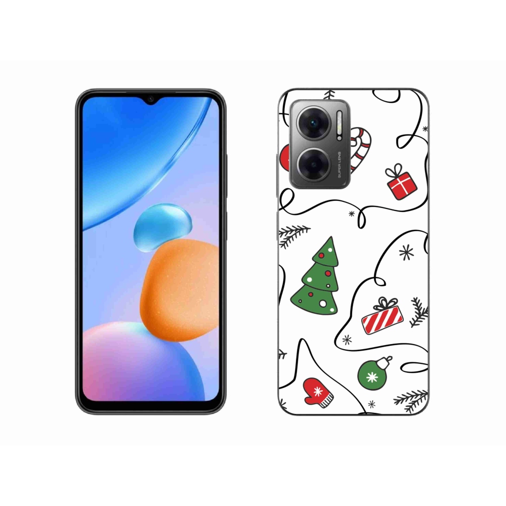 Gélový kryt mmCase na Xiaomi Redmi 10 5G - vianočné motívy