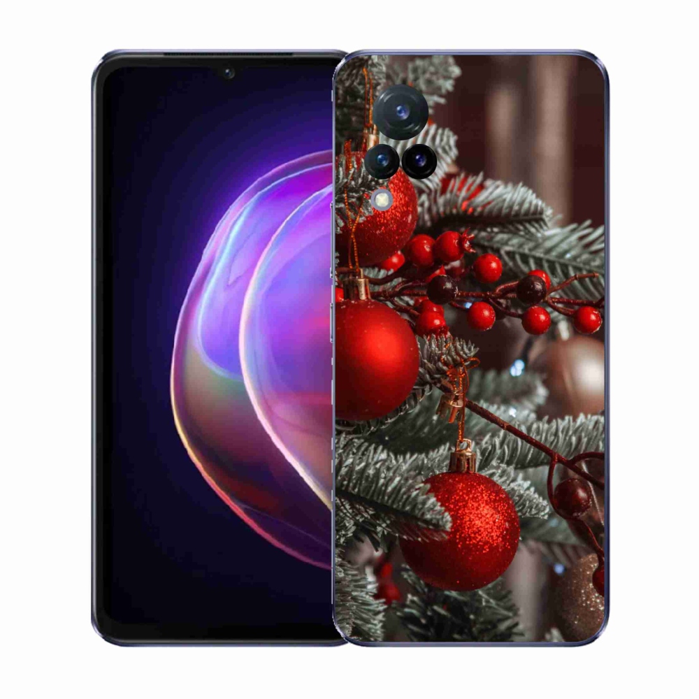 Gélový kryt mmCase na Vivo V21 4G/5G - vianočné ozdoby 2