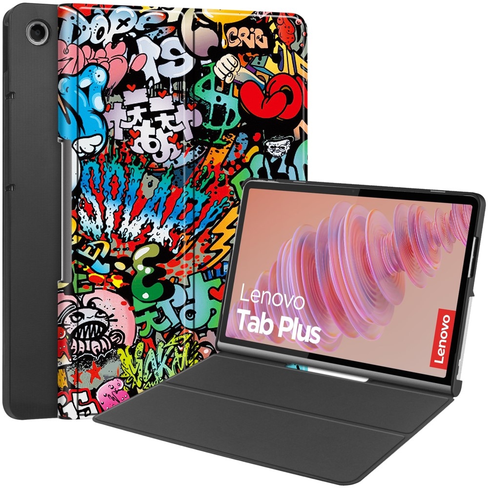 Patte zatváracie púzdro na Lenovo Tab Plus 11.5 - graffiti