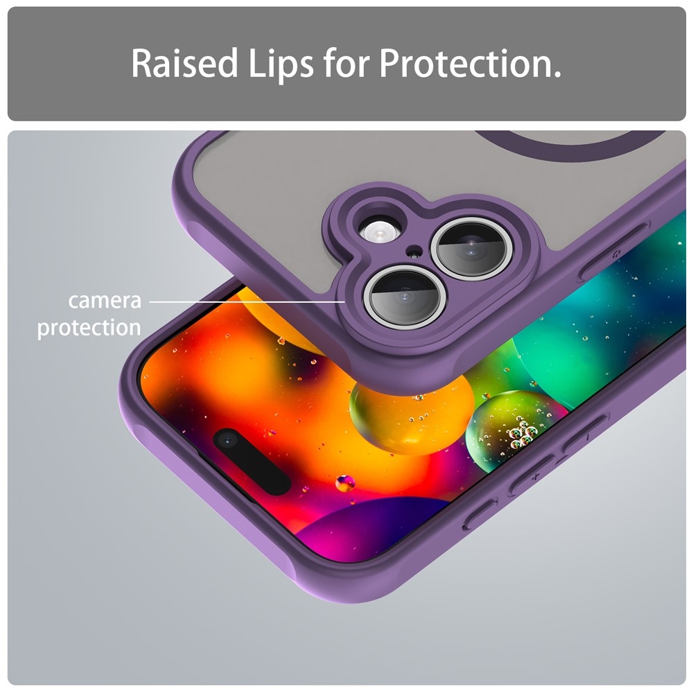 Case matný gélový obal s MagSafe na iPhone 17 - fialový