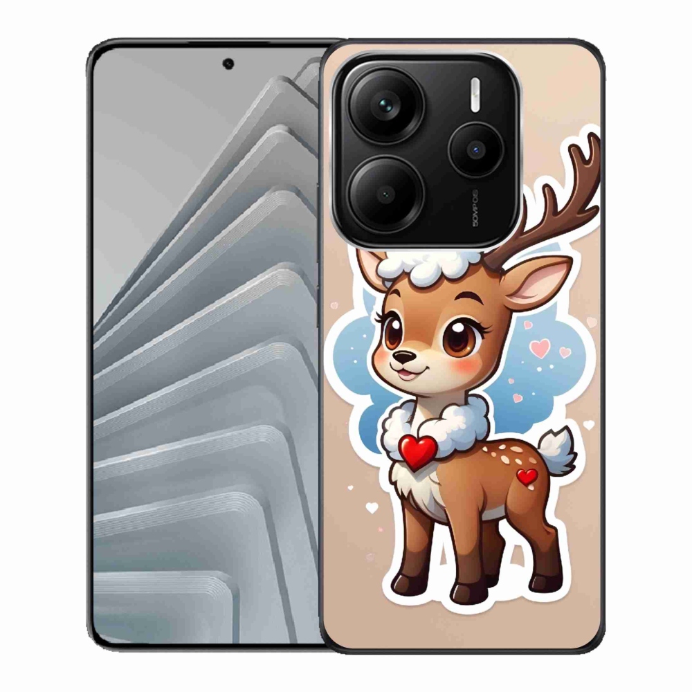 Gélový kryt mmCase na Xiaomi Redmi Note 14 5G - kreslený sob