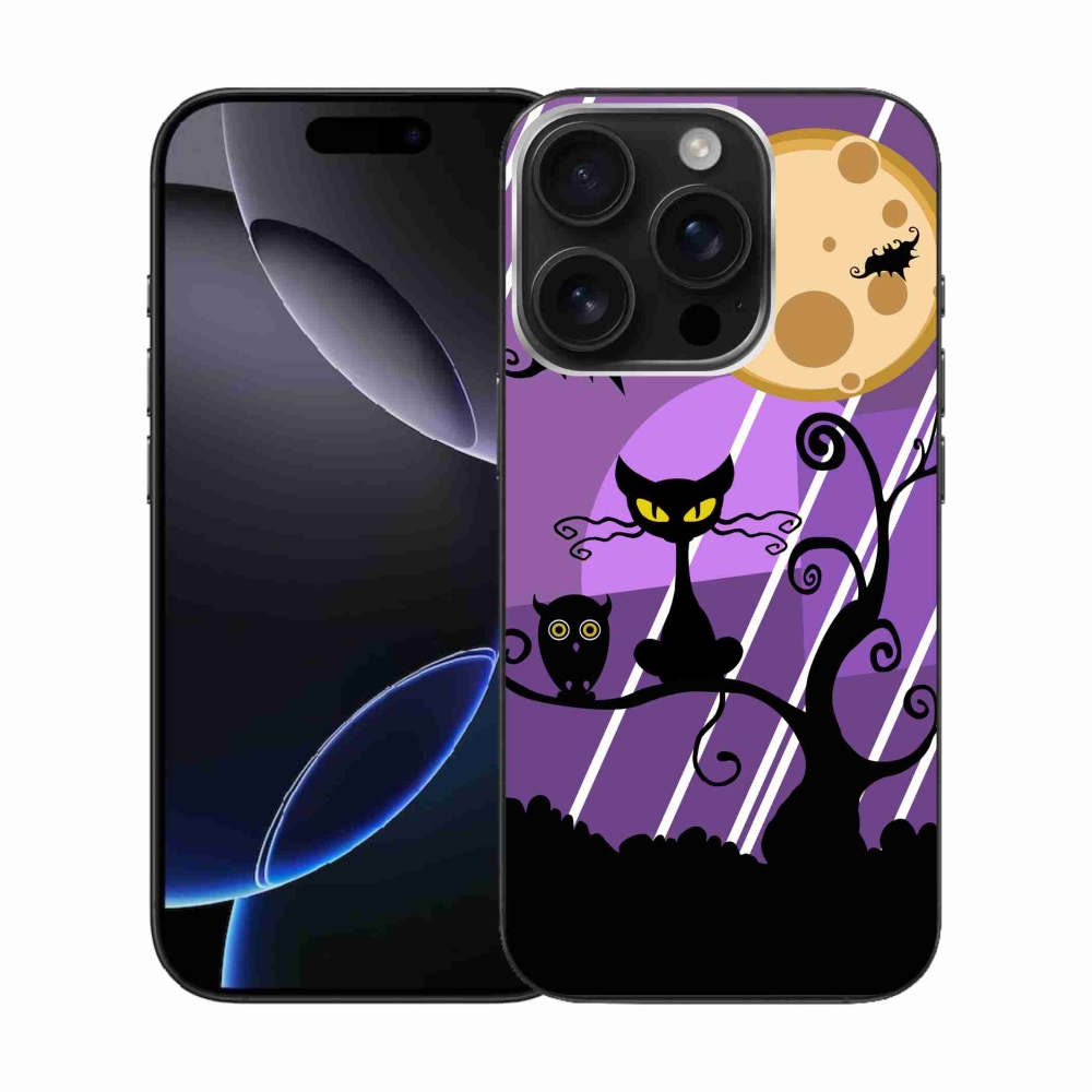 Gélový kryt mmCase na iPhone 16 Pro - halloween