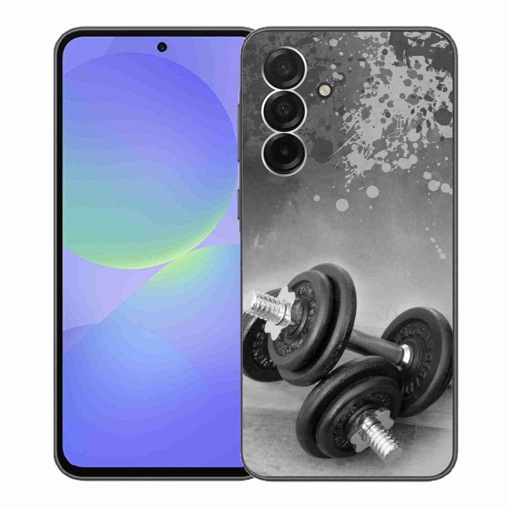 Gélový kryt mmCase na Samsung Galaxy A36 5G - činky 1