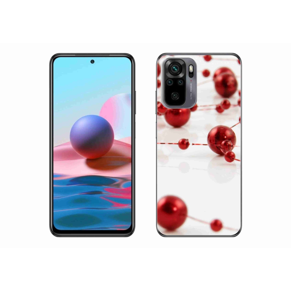 Gélový kryt mmCase na Xiaomi Redmi Note 10S - vianočná reťaz