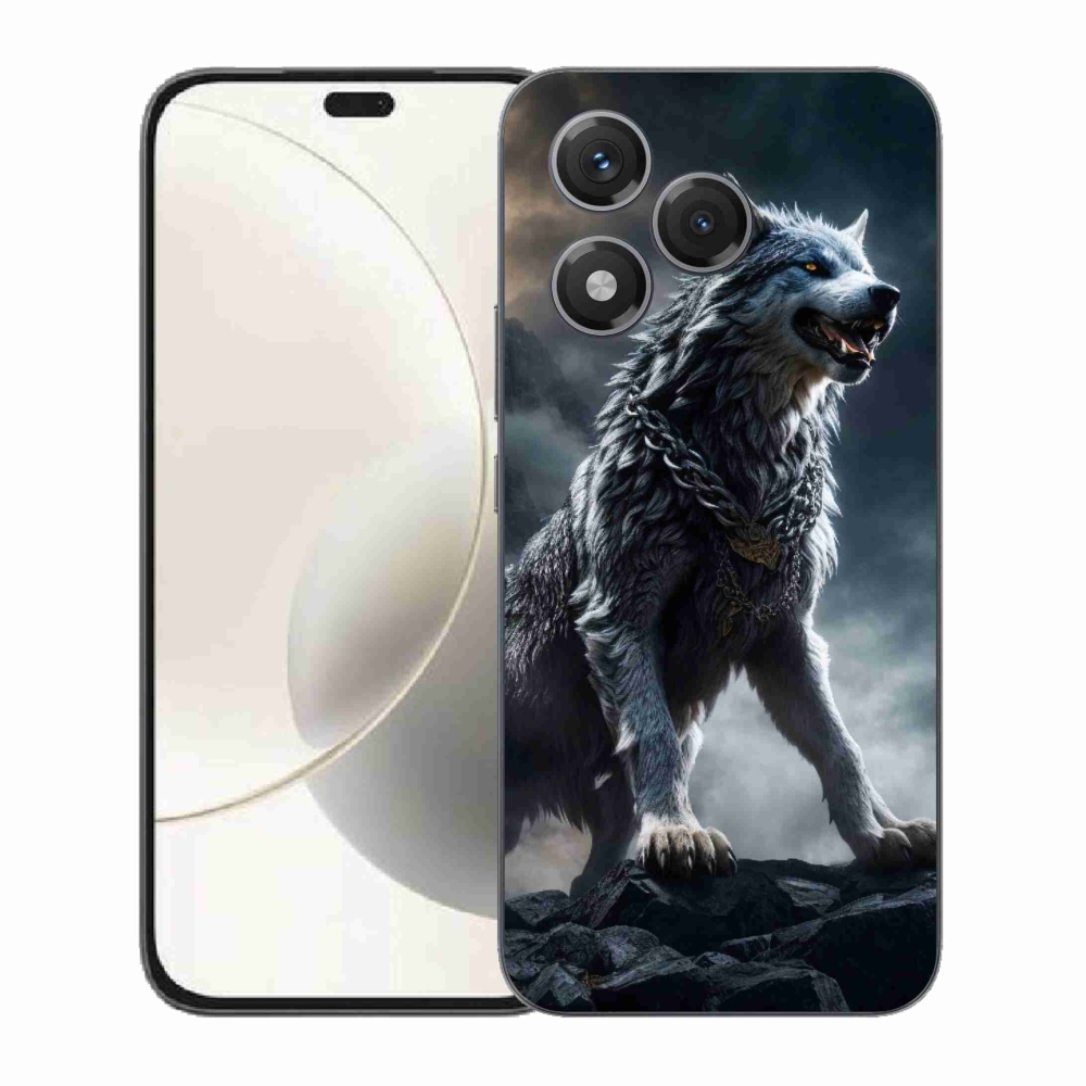 Gélový kryt mmCase na Honor 400 Lite - vlk 1