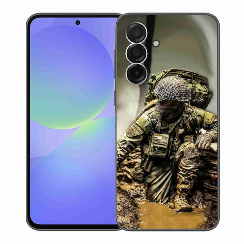 Gélový kryt mmCase na Samsung Galaxy A36 5G - vojak