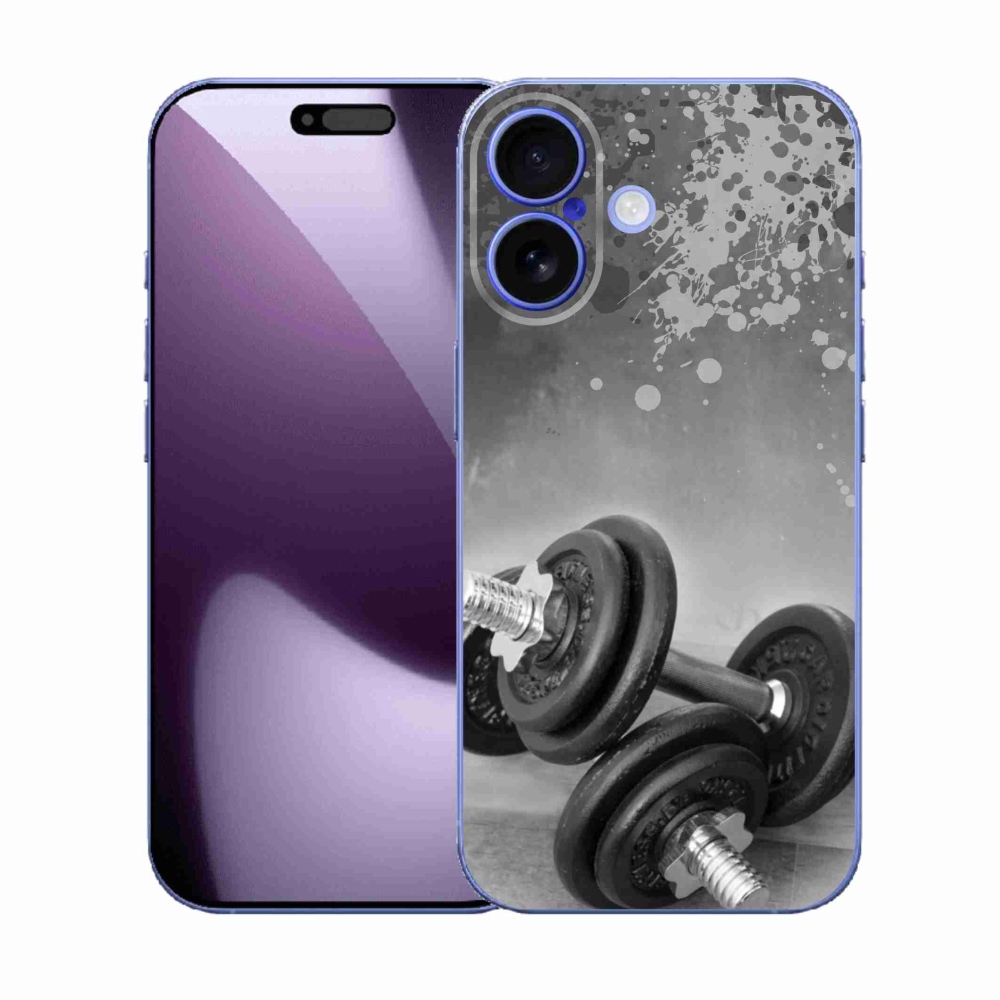 Gélový kryt mmCase na iPhone 17 - činky 1
