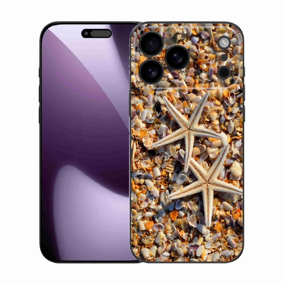Gélový kryt mmCase na iPhone 17 Pro Max - morské hviezdice