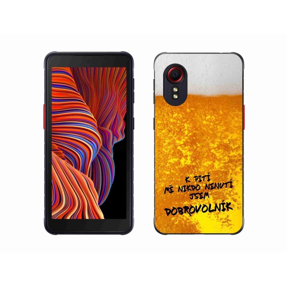 Gélový kryt mmCase na Samsung Galaxy Xcover 5 - pivný motív 4