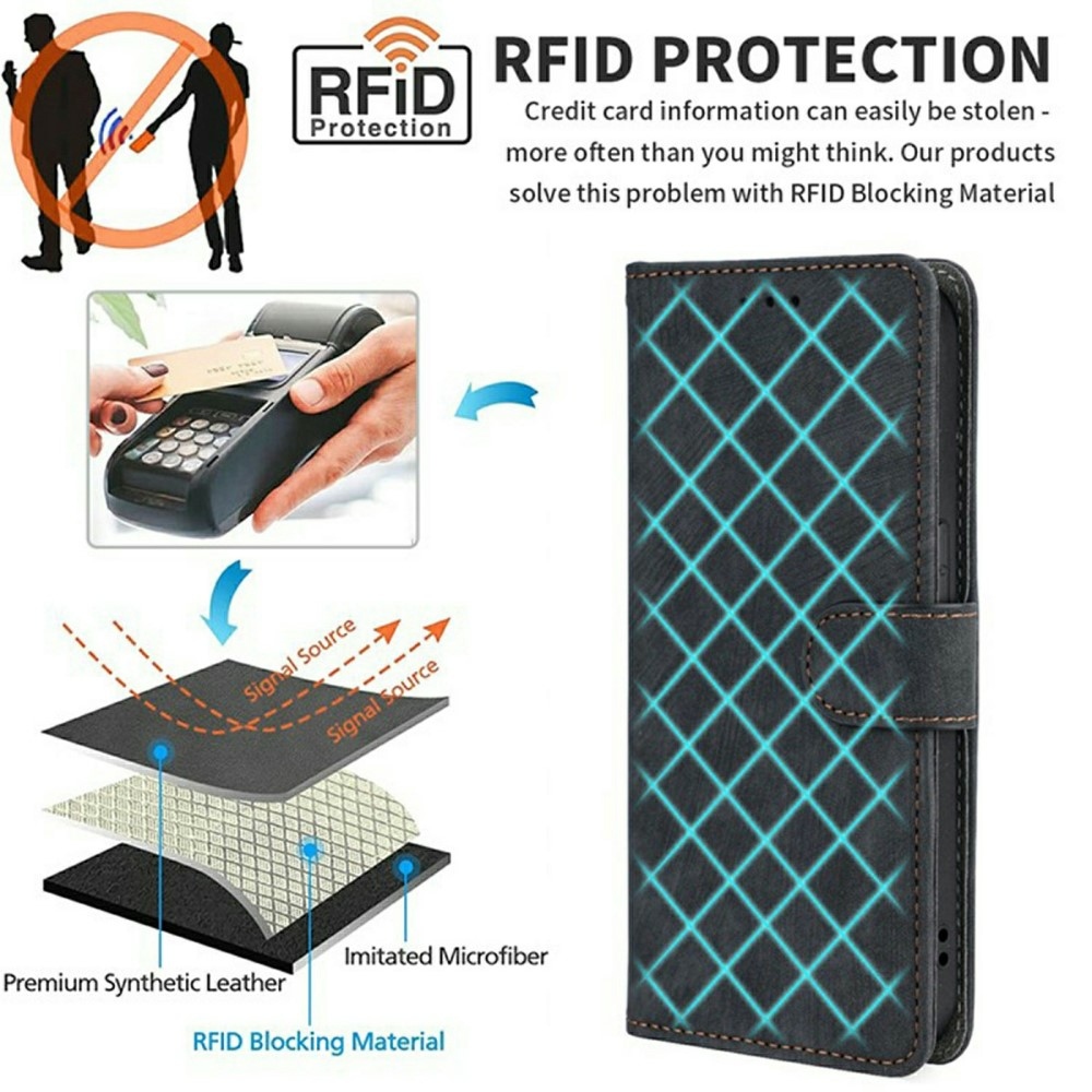 RFID knižkové púzdro na Xiaomi Redmi A5 - modré