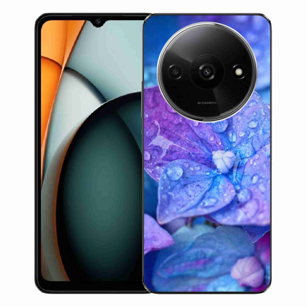 Gélový kryt mmCase na Xiaomi Redmi A3 - fialový kvet