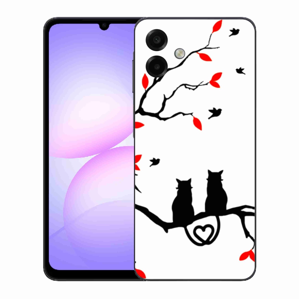 Gélový kryt mmCase na Samsung Galaxy A07 4G - mačacia láska