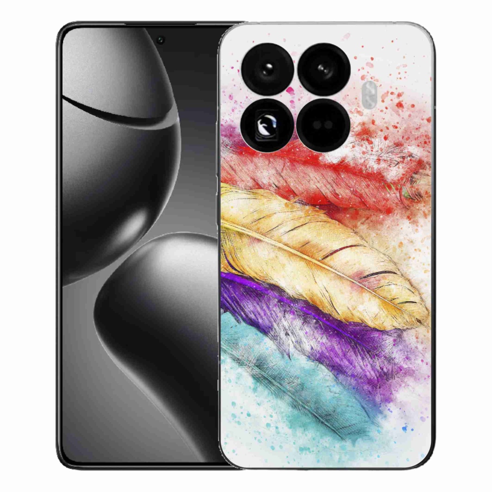 Gélový kryt mmCase na Xiaomi 15T Pro - farebné perie