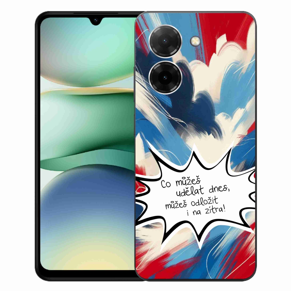 Gélový kryt mmCase na Xiaomi Redmi A5 - vtipný text 9 biele pozadie