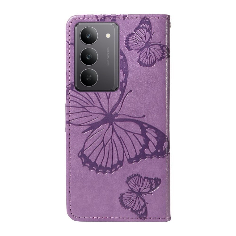 Big Butterfly knižkové púzdro na Realme C75 - fialové