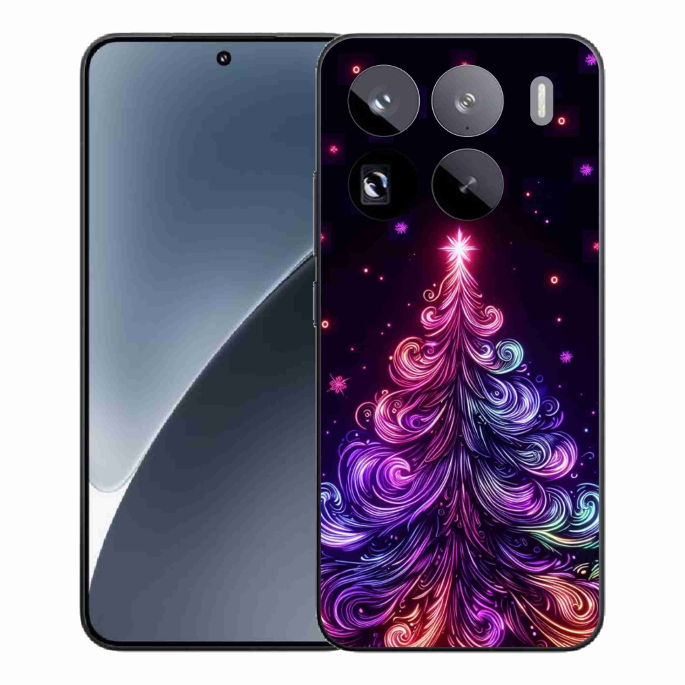 Gélový kryt mmCase na Xiaomi 15 Pro - neónový vianočný stromček 1
