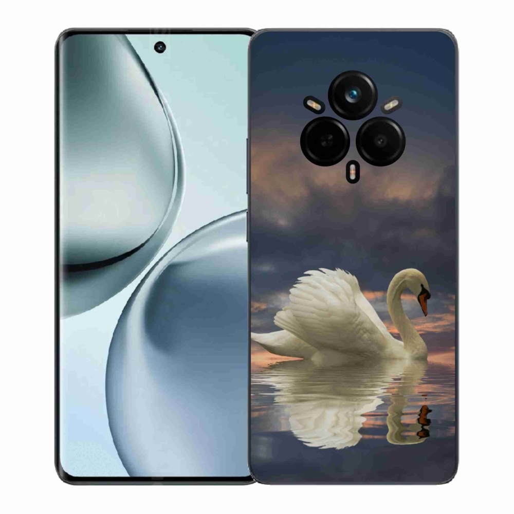 Gélový kryt mmCase na Realme 14 Pro+ 5G - labuť