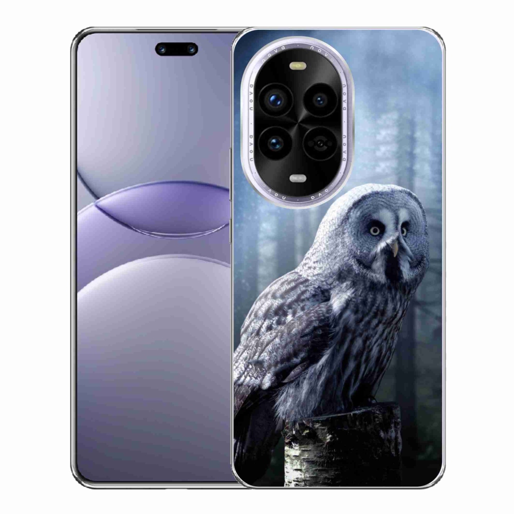 Gélový kryt mmCase na Huawei Nova 13 Pro 5G - sova