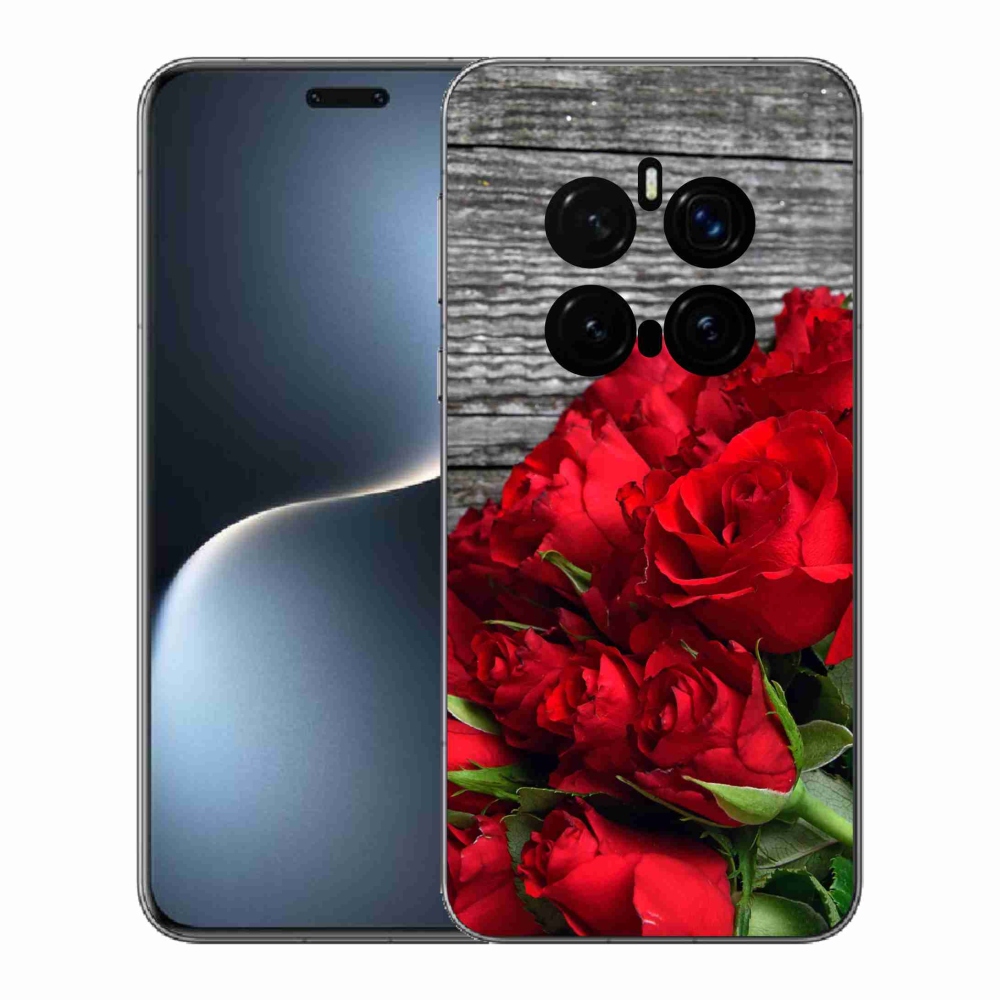 Gélový kryt mmCase na Honor Magic 7 Pro 5G - červené ruže