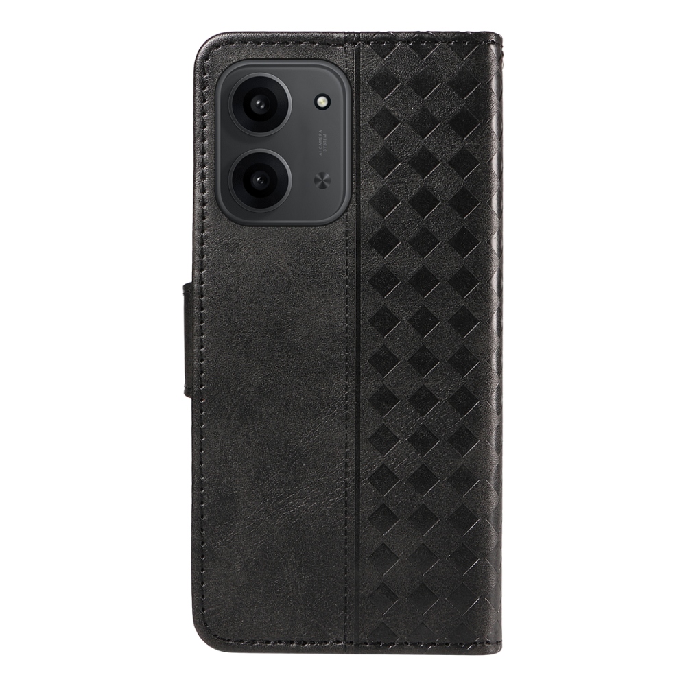 Grids knižkové púzdro na Xiaomi Redmi 15C 4G/5G (173mm) - čierne