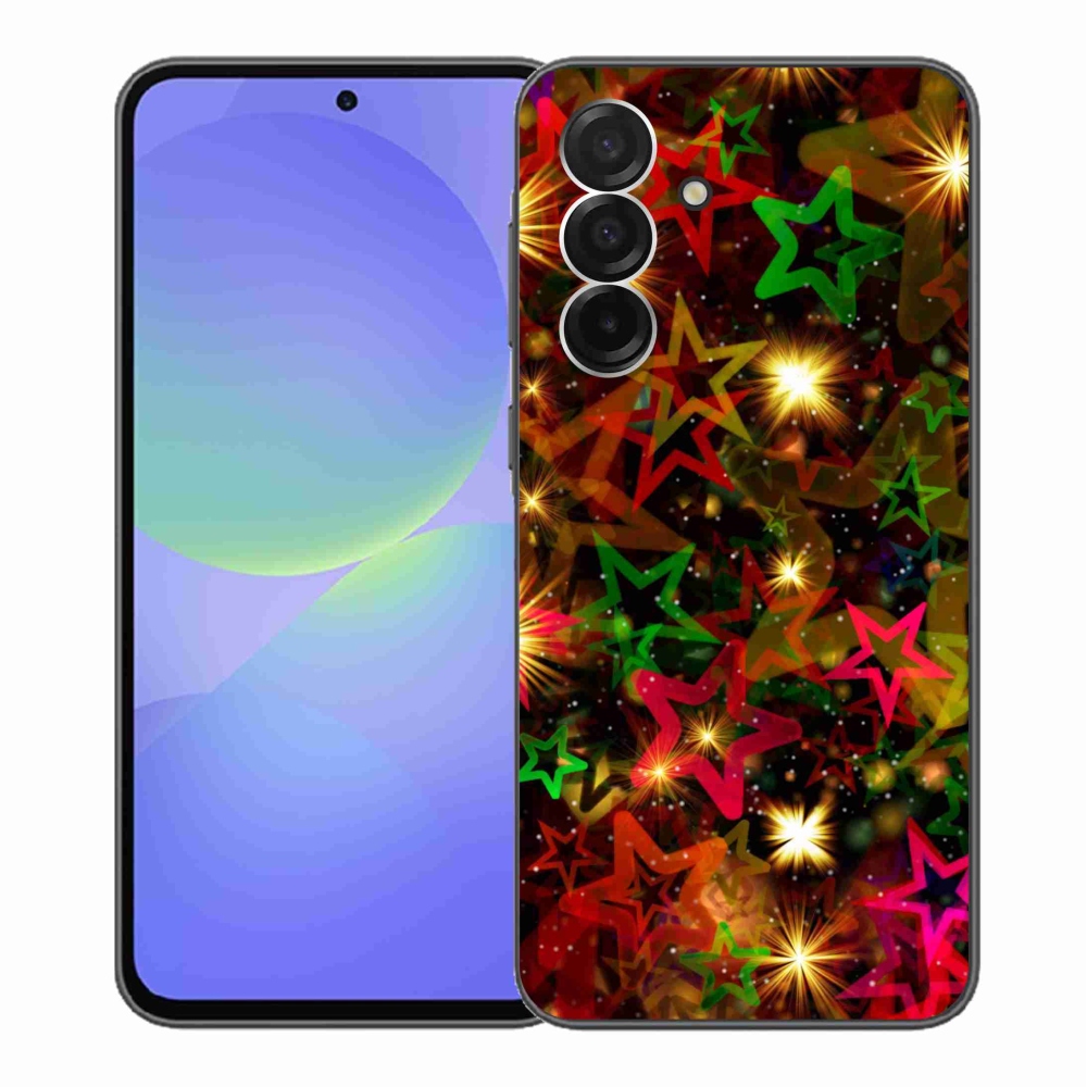Gélový kryt mmCase na Samsung Galaxy A36 5G - farebné hviezdičky