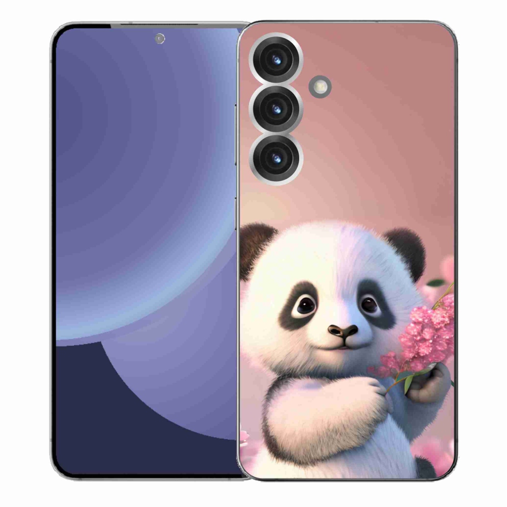 Gélový kryt mmCase na Samsung Galaxy S25+ - roztomilá panda