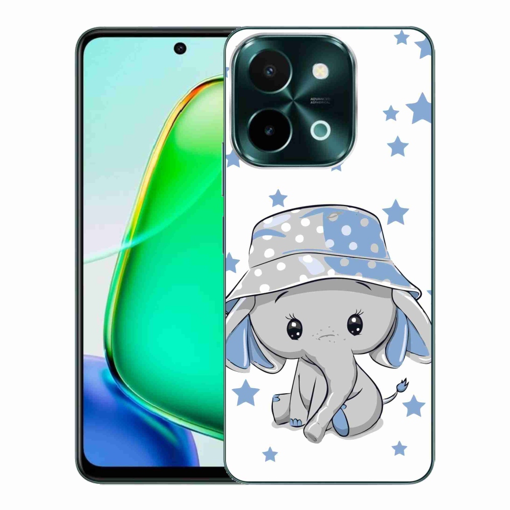 Gélový kryt mmCase na Vivo Y28 - modrý slon