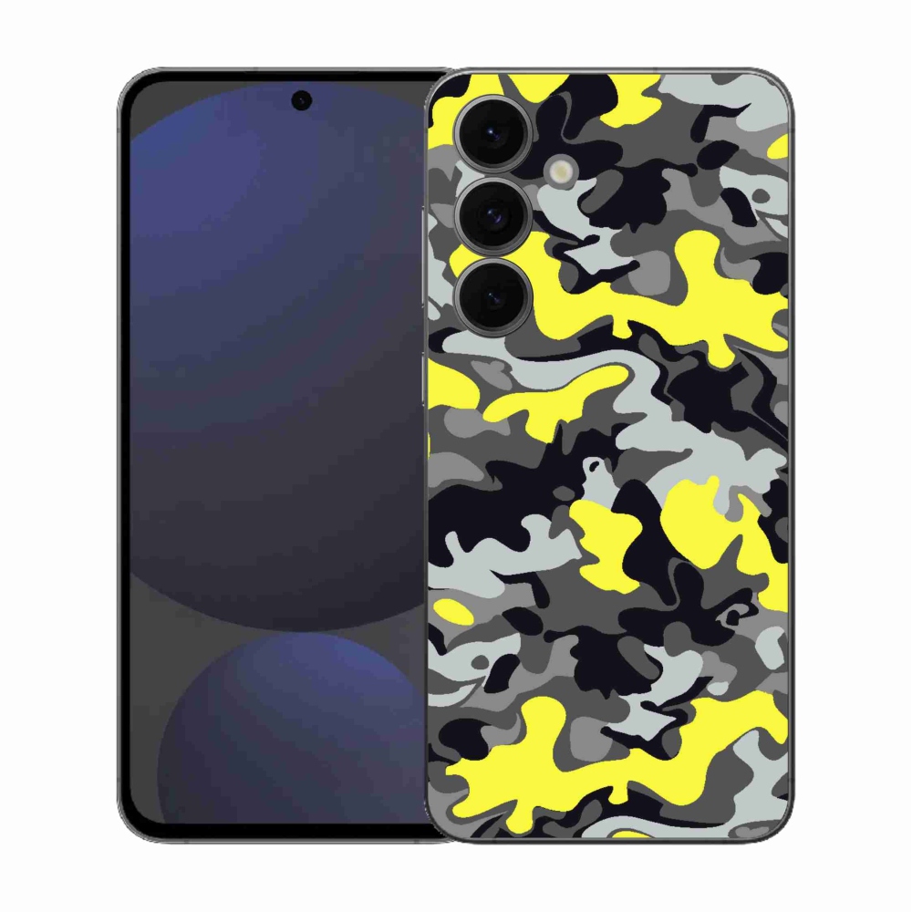 Gélový kryt mmCase na Samsung Galaxy S25 FE - maskáčový vzor 6