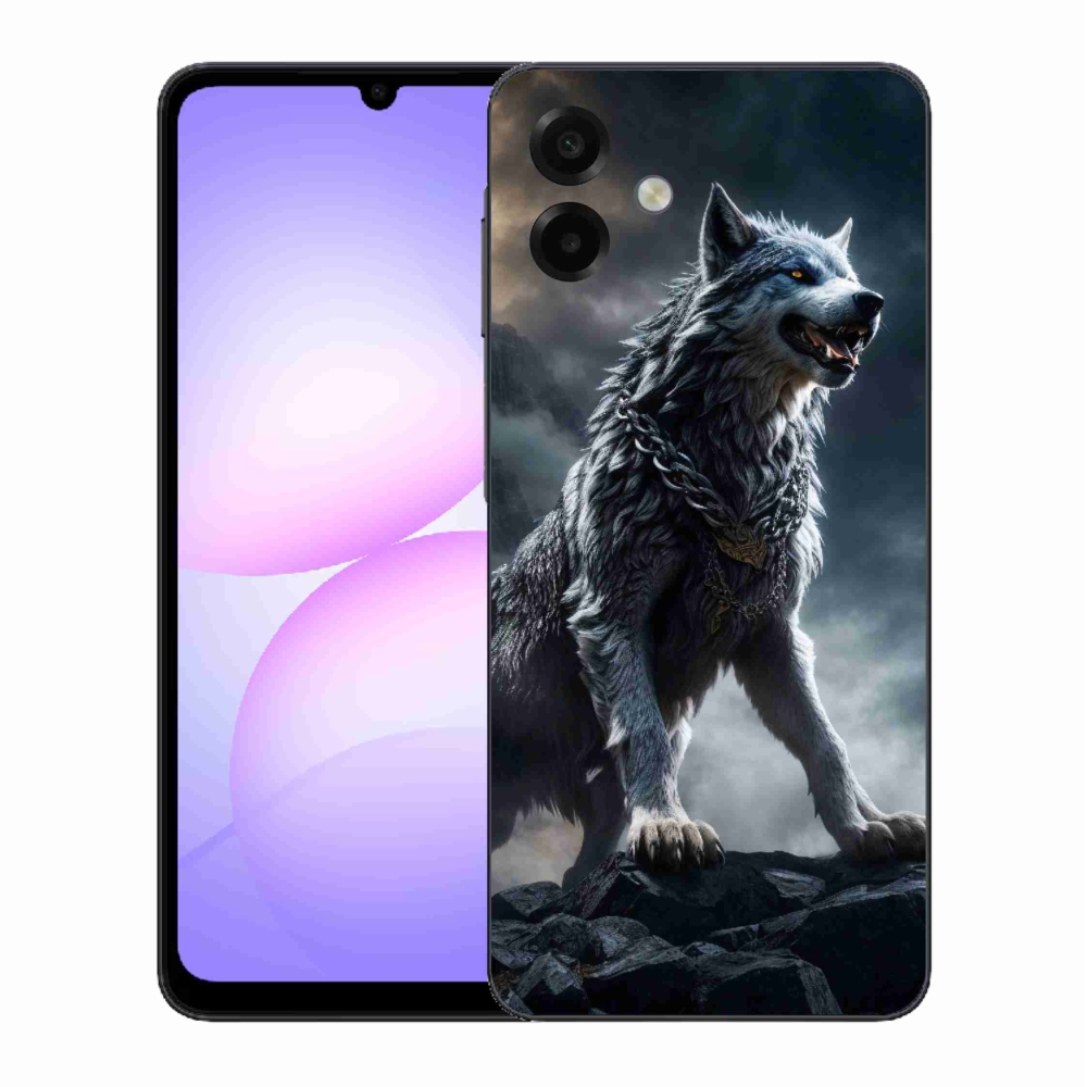 Gélový kryt mmCase na Samsung Galaxy A07 4G - vlk 1