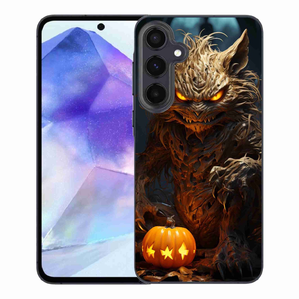 Gélový kryt mmCase na Samsung Galaxy A55 5G - halloweenska príšera