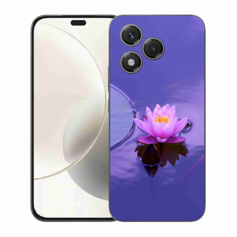 Gélový kryt mmCase na Honor 400 Lite - kvet na hladine