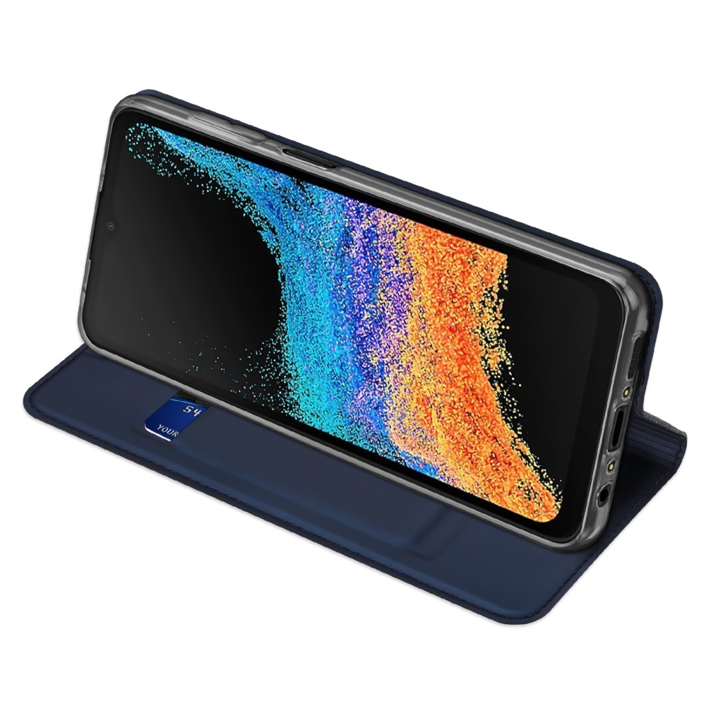 DUX knižkové púzdro na Samsung Galaxy Xcover 7 Pro - tmavomodré