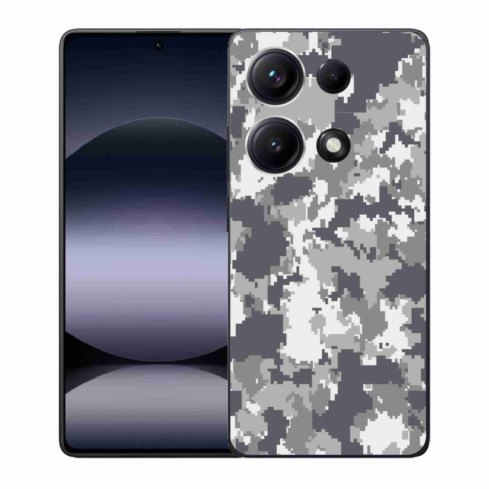 Gélový kryt mmCase na Xiaomi Redmi Note 14S - maskáčový vzor 2