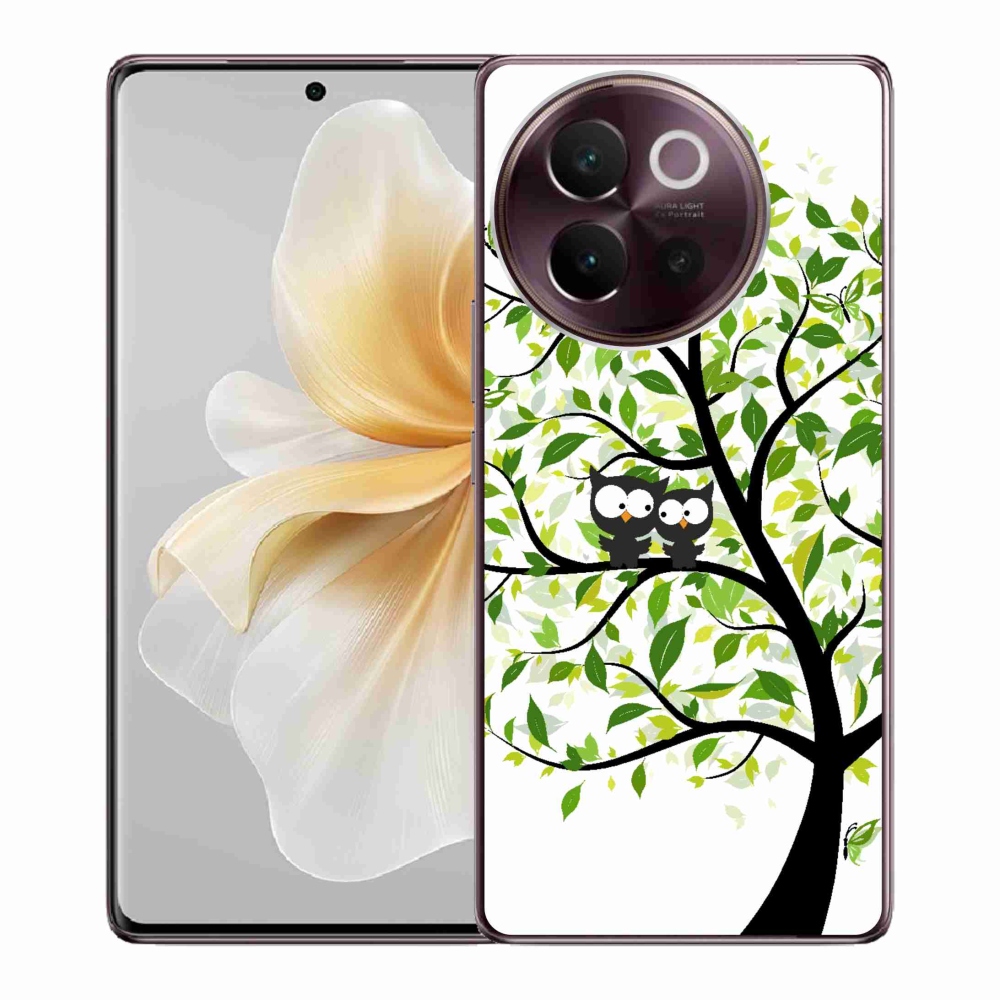 Gélový kryt mmCase na Vivo V40 Lite 5G - malej sovy na strome