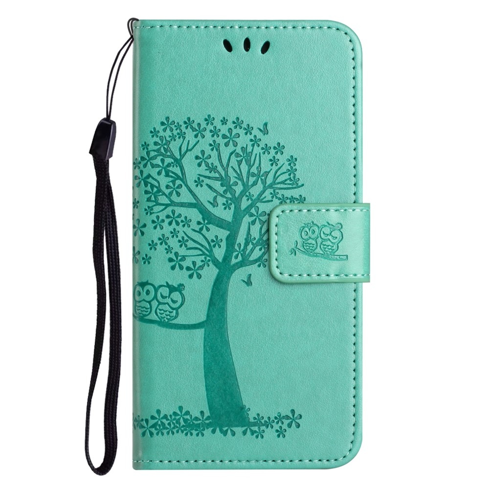 Tree knižkové púzdro na Samsung Galaxy S25 Edge - modrozelené