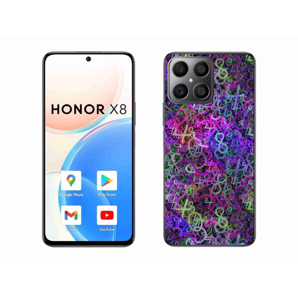 Gélový kryt mmCase na Honor X8 - abstraktný motív 25