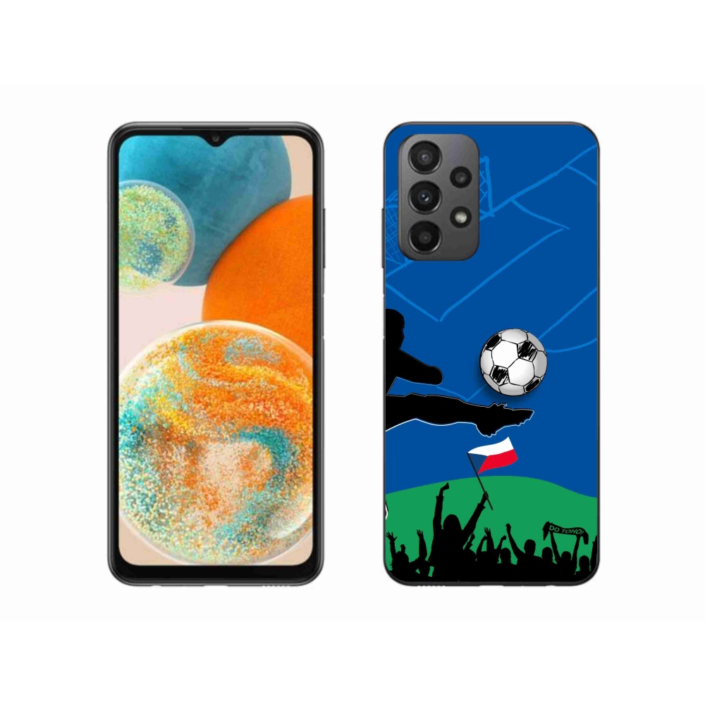 Gélový kryt mmCase na Samsung Galaxy A23 4G/5G - fanúšikovia futbalu
