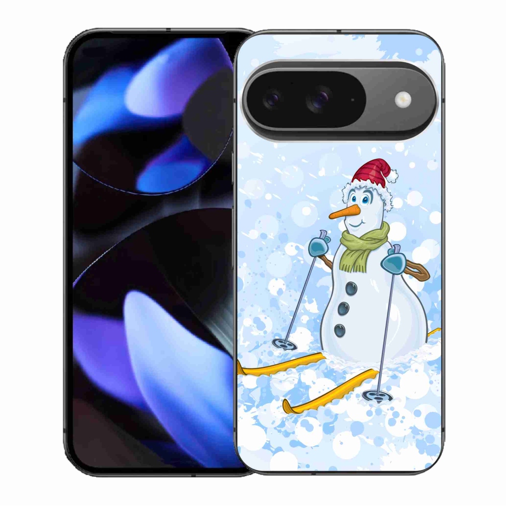 Gélový kryt mmCase na Google Pixel 9/9 Pro - snehuliak