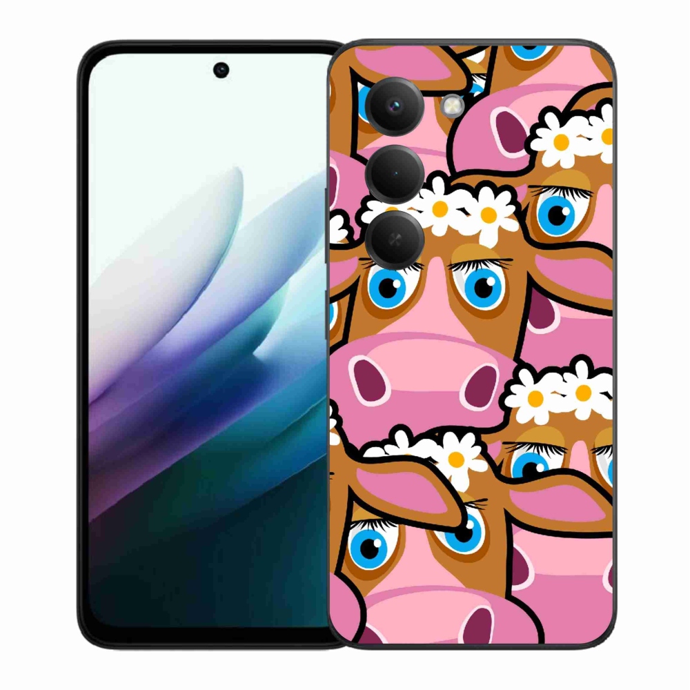 Gélový kryt mmCase na Xiaomi Redmi 15 4G/5G (171mm) - kreslené kravičky